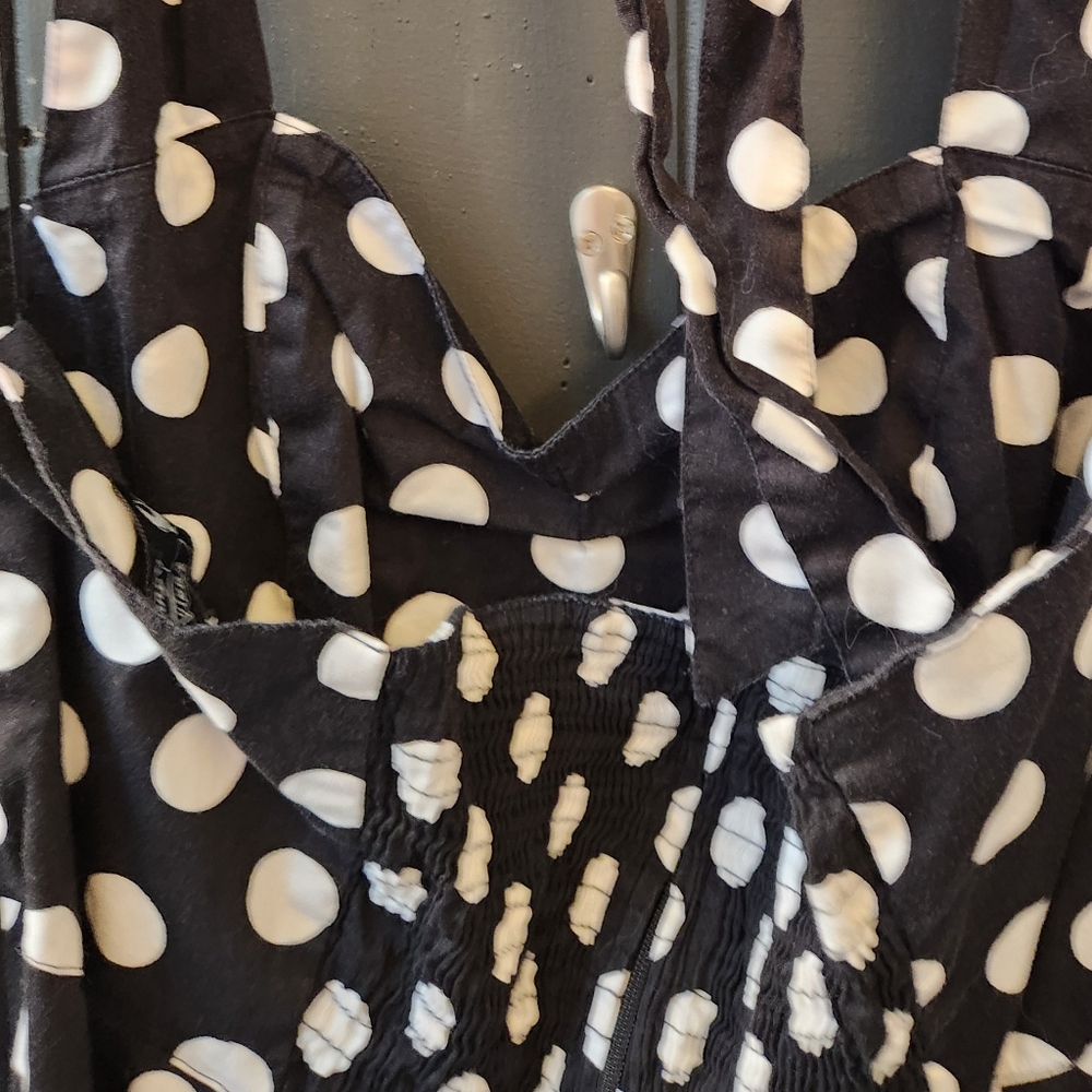Hell Bunny Polka Dot Halter Dress - Picture 7 of 8